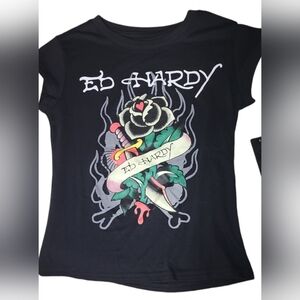 Ed Hardy Crop Tee